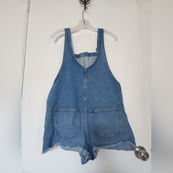 Madewell Adirondack Short Overalls in Wrightwood Wash Size M - Picture 3 of 6